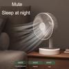Portable Mini Desktop Fan High Power Quiet Operation Lightweight Design Suitable for Dormitory Room Bedroom Office Travel