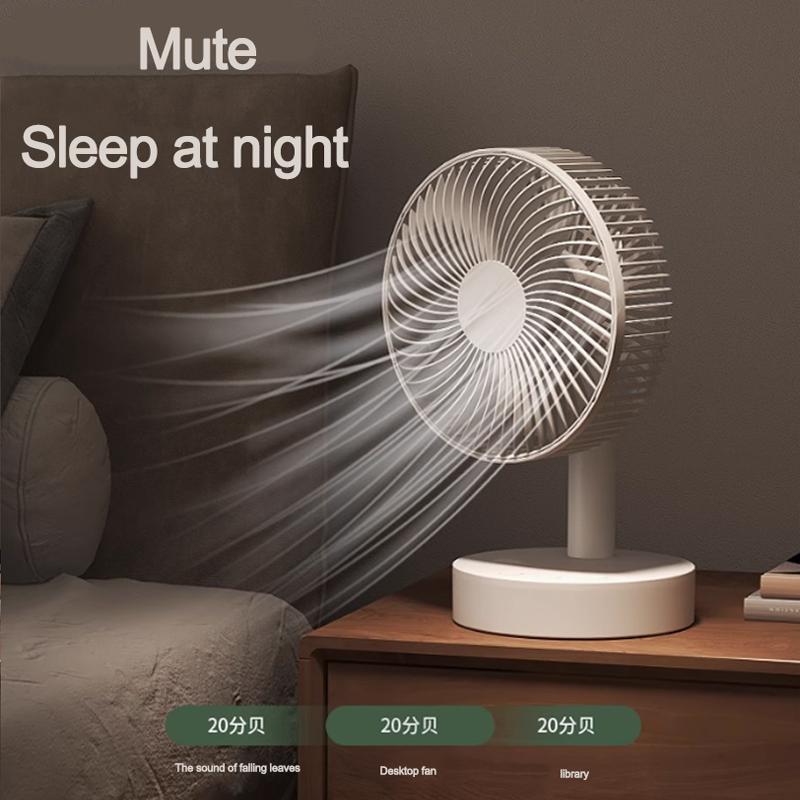 Portable Mini Desktop Fan High Power Quiet Operation Lightweight Design Suitable for Dormitory Room Bedroom Office Travel
