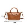 Hot-selling New Hand-woven Longxiang Bag Shoulder Dumpling Bag Commuter Light Luxury Handbag