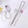 Beaded Crossbody Phone Chain Diagonal Lanyard DIY Mobile Phone Chain  Bag Straps