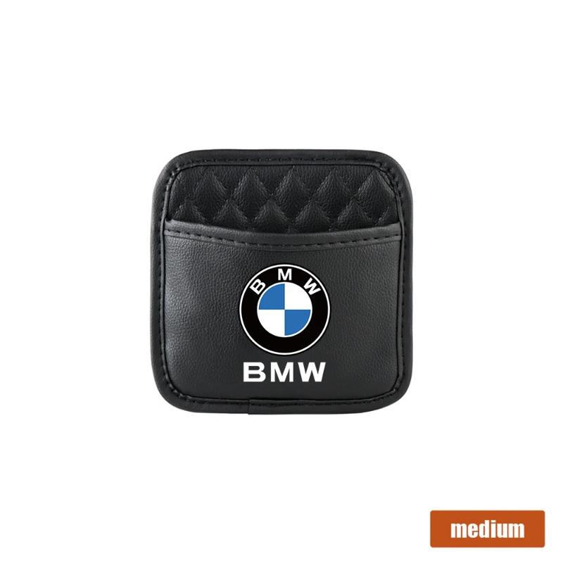 1 szt. Samochodowe Organizery Samoprzylepne Kieszonki Pudełko do Przechowywania w Samochodzie Torba Kolekcjonerska na Karty Telefon Klucze Samoprzylepna Kieszonka do BMW M Performance