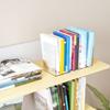 4 Pcs Practical Bookends Clear Book End Acrylic Book Support Book Holders Stand Decorative Bookends for Students