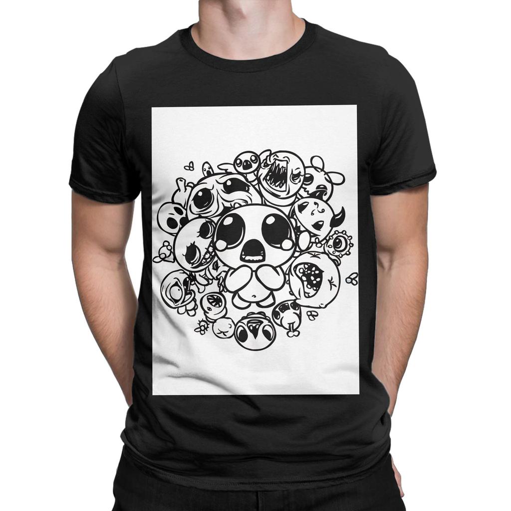 The Binding Of Isaac Rebirth Two Tone Classic Funny Graphic 100% Cotton T-Shirt The Binding O