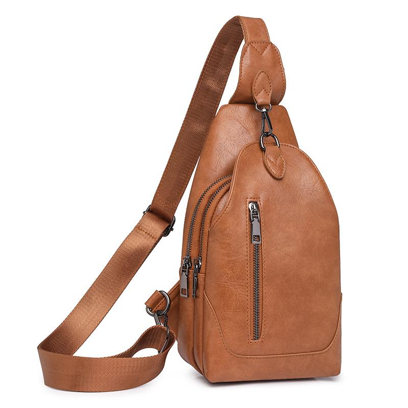 Women's Bag PU Bag Crossbody Bag Spring Women's Variety Retro Breast Bag