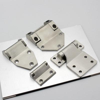 Thickened Width Industrial Hinges 304 Stainless Steel Heavy Duty Door Hinges Welded Load Bearing Large Hinges For Home Decor