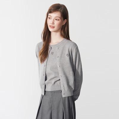 LEDING 2025 New Embroidered Knit Cardigan