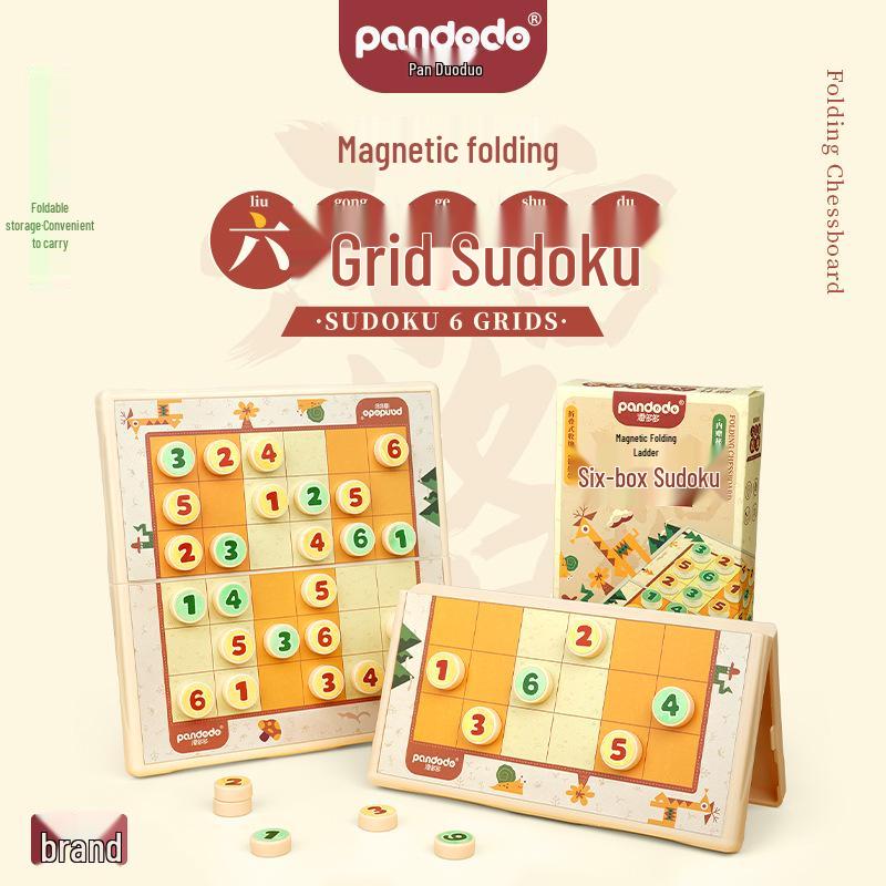 

Pan Duo Duo Cultural Sudoku Portable Magnetic Folding Chess and Puzzle Set