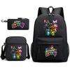Poppy's Game Time Starry Sky Elementary School Bag Nightmare Animal Large Capacity Backpack Three-piece Set