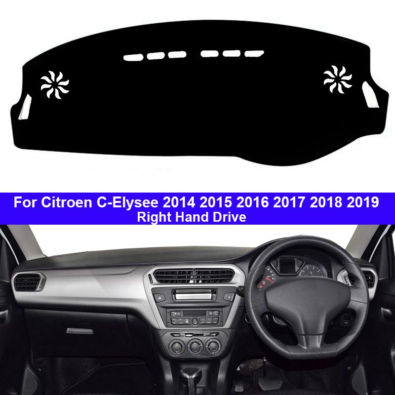 Car Auto Dashboard Cover Dash Mat Carpet Cape For Citroen C-Elysee 2014 2015 2016 2017 2018 2019 Anti-sun Sun shade Dashmat