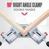 90 Degree Clip Welding Woodworking Right Angle Clamp Photo Frame Corner Clip Woodworking Vise Workbenches Aluminum Alloy Clip