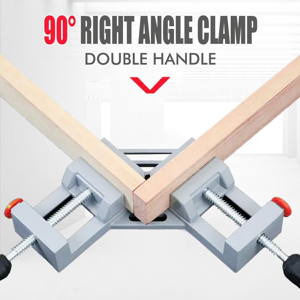 90 Degree Clip Welding Woodworking Right Angle Clamp Photo Frame Corner Clip Woodworking Vise Workbenches Aluminum Alloy Clip