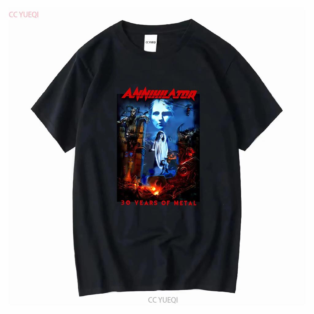 Popular Annihilator 30 Years Of Metal T Shirt Size S 234xl Fn829 Long Or Short Sleeves Vintage Washed Casual Designer Clothes