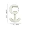 1pc C-Shaped Adjustable Desk Hook, PLA Eco-Friendly Multifunctional Home Space Saving Organizer