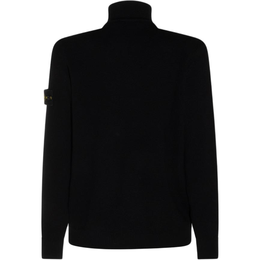 STONE ISLAND Logo Minimalist Fashion Zip Knit Sweater Men Sweater L2S155100012S01C4V0029