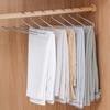 Household Goose-type Seamless Z-line Pants Rack Drying Pants Clothes Rack Hanging Pants Jacket Rack Pants Clip Wardrobe Storage Rack