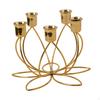 Decorative Iron Candelabra for Office And Bathroom with Pillar Candle Holder