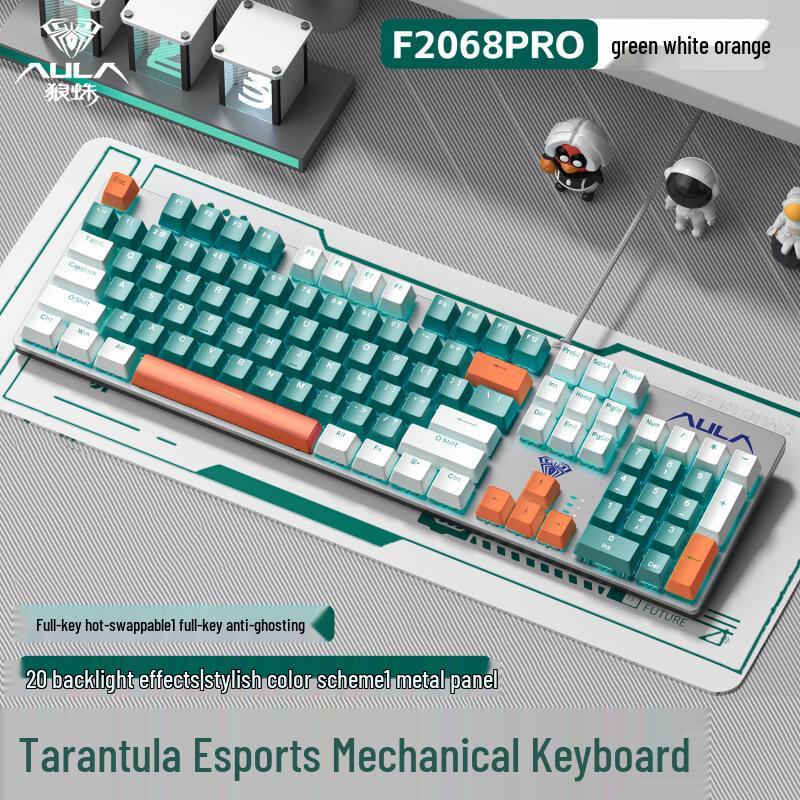 

Механическая клавиатура и мышь с возможностью горячей замены Tarantula F2068pro для киберспорта и офисного использования