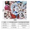 Luffy one piece Throw Blanket for Couch Fuzzy Soft Plush Blanket 50x60 Inches Multi-size Bedspread for All Seasons