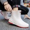 Lightweight Non Slip Male Shoes Booties Thick Platform On Offer Water Adult Designer Low-heel Fashion Wide Toes Men's Rain Boots