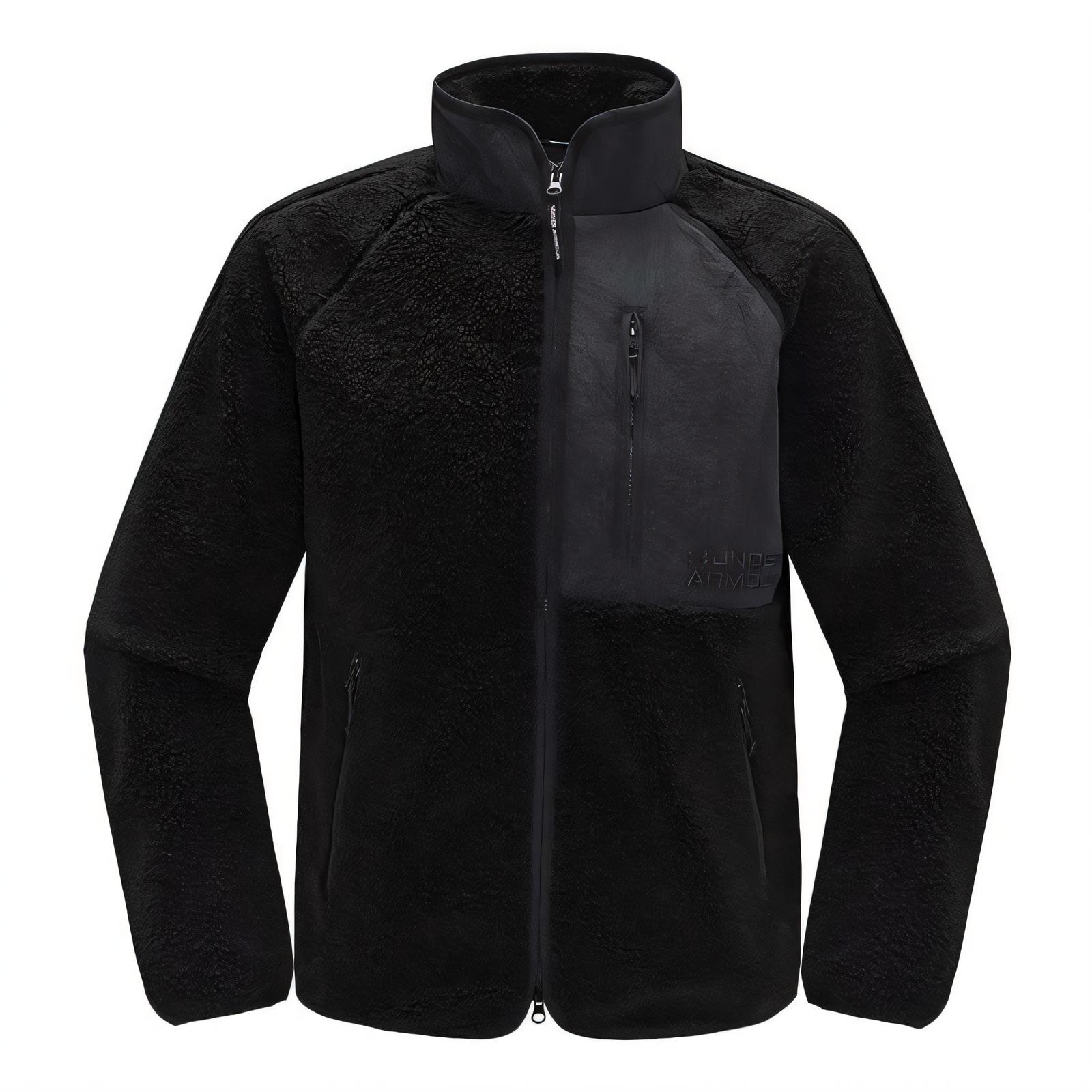 

Under Armour Soft And Comfortable Casual Fleece Jacket Unisex Outerwear Black 14434114-0020
