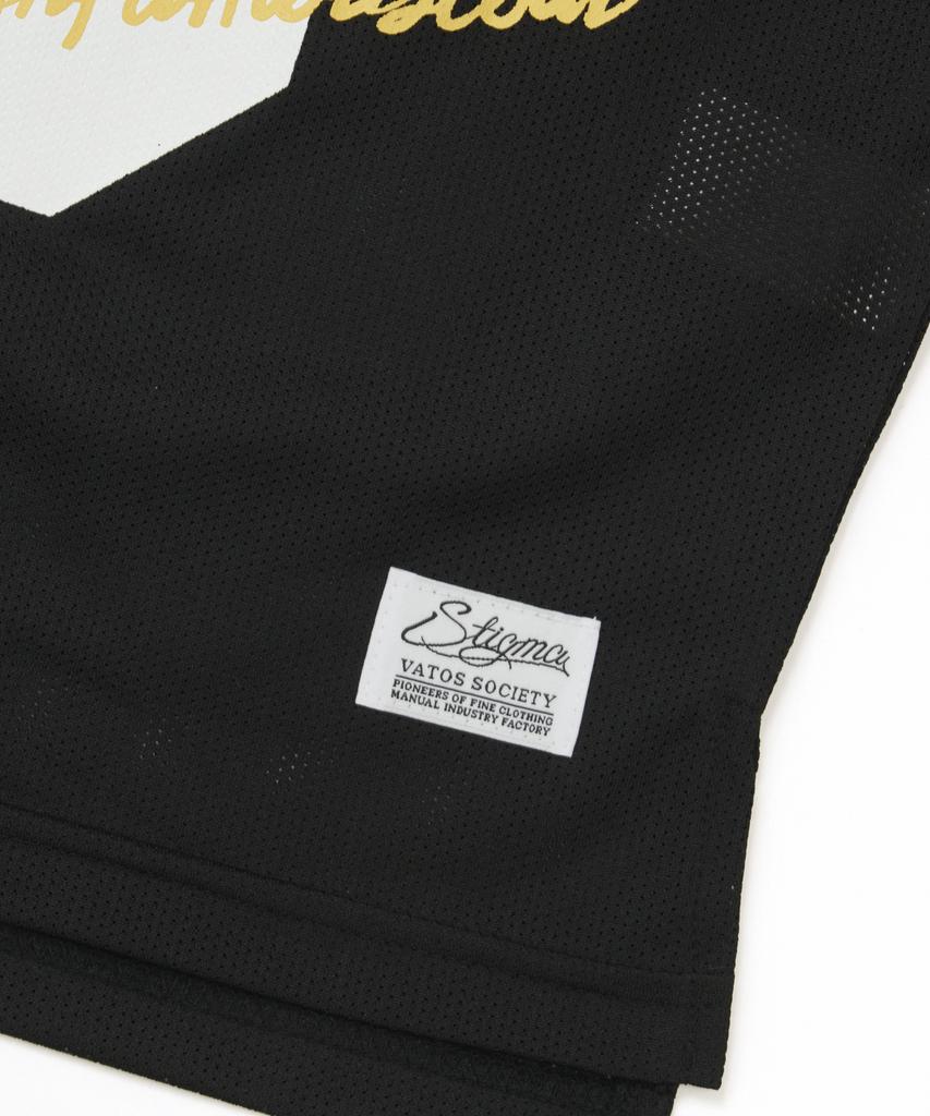 Stigma Mesh Oversized T-Shirts Black