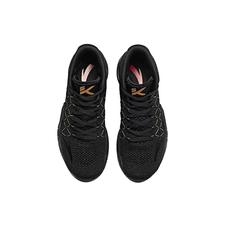 Anta KT3 'Finals' Thompson High Top Basketball Shoes Men's Black Gold 11831101-2