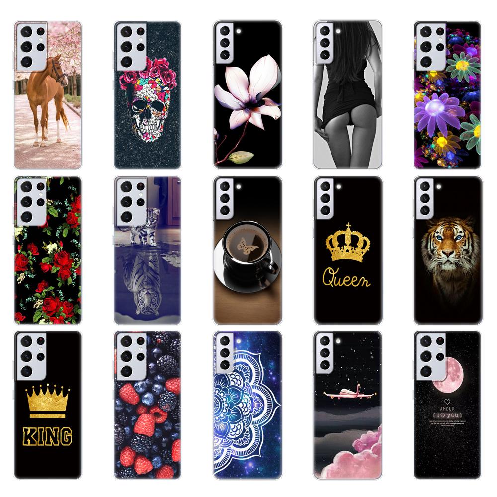 For Samsung Galaxy S21 | S21+  Ultra FE 5G Case For Samsung S21 plus Phone Cover Galaxy S21 fe Silicon TPU Bumper Back Funda