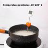 Efficient Stainless Steel and Silicone Thermometers Clips for Accurate Temperature Measurement in Cooking and Grilling