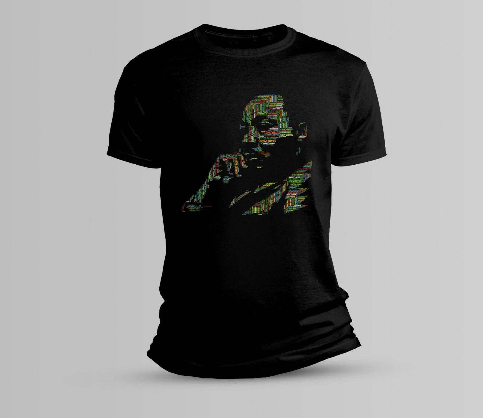 Martin Luther King Jr T-Shirt Black History Civil Rights MLK S