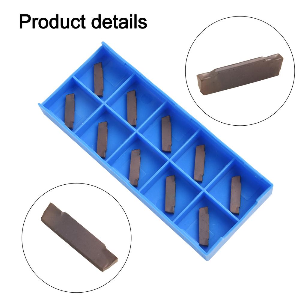 High Efficiency 20PCS MGMN200G PC9030 CNC Carbide Inserts Perfect for Various Machining Environments with Tight Tolerances