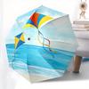 1pc Kite Beach Themed High-quality Umbrella,Automatic Opening and Closing Umbrella,Multi-functional Umbrella G0811042