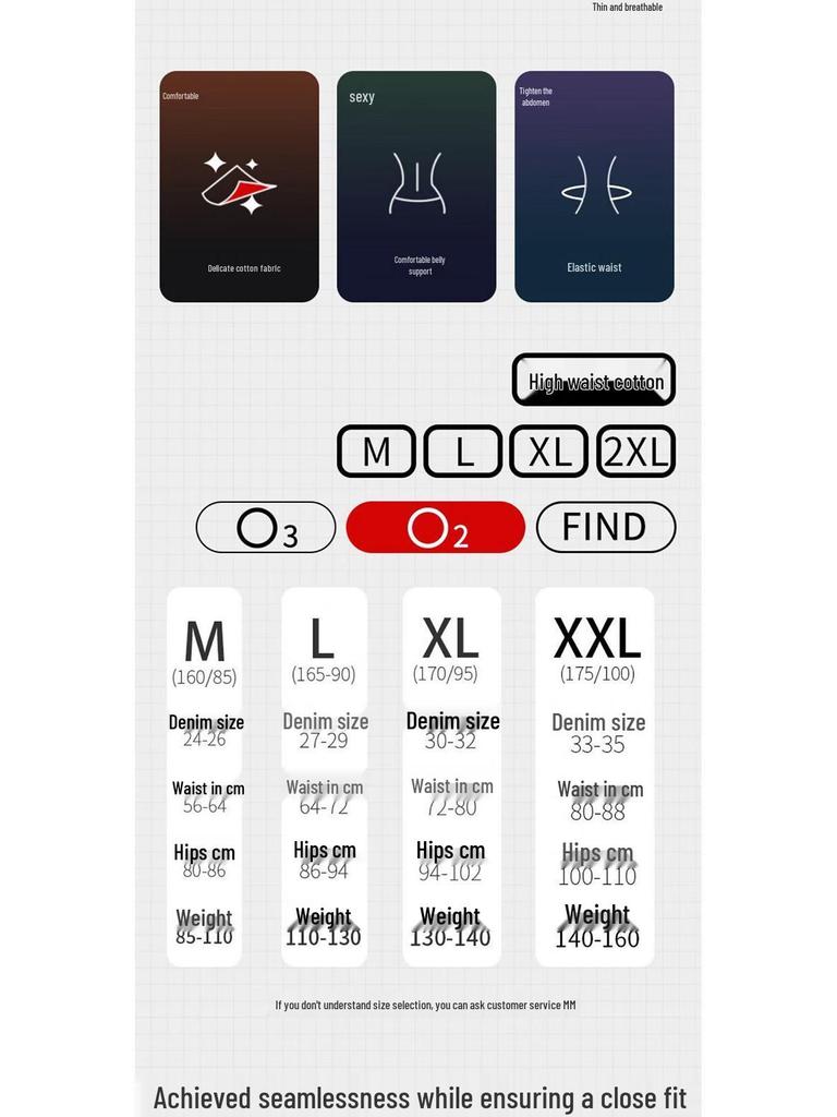 Lonsa Women's High-Waist Cotton Seamless Briefs 3-Pack