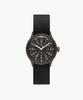 Taimaegseu Mk1 All-Black Military Grosgrain Tool Watch 36Mm
