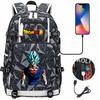 Sac à dos USB Dragon Ball Goku pour adolescents étudiants garçons filles décontracté grande capacité sac à dos de voyage journalier
