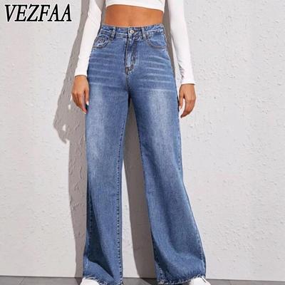 Dammode Casual Enfärgat Tryck Hög Midja Byxor Byxor & Capris