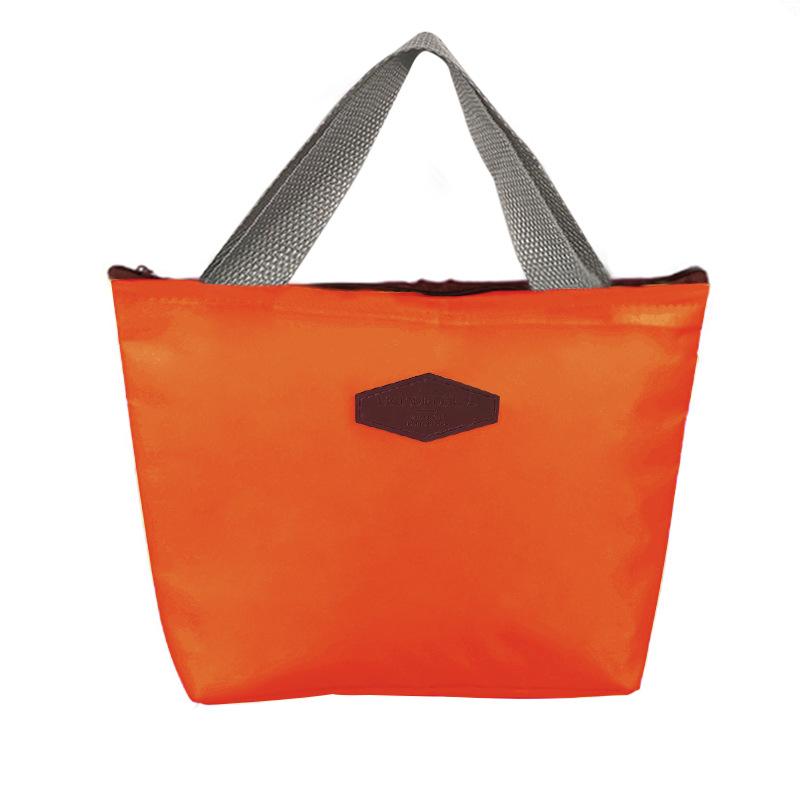 Candy-colored Waterproof Lunch Box Camping Picnic Bag Portable Insulated Refrigerated Bag Cold Food Cooler Thermal Bag Handbag