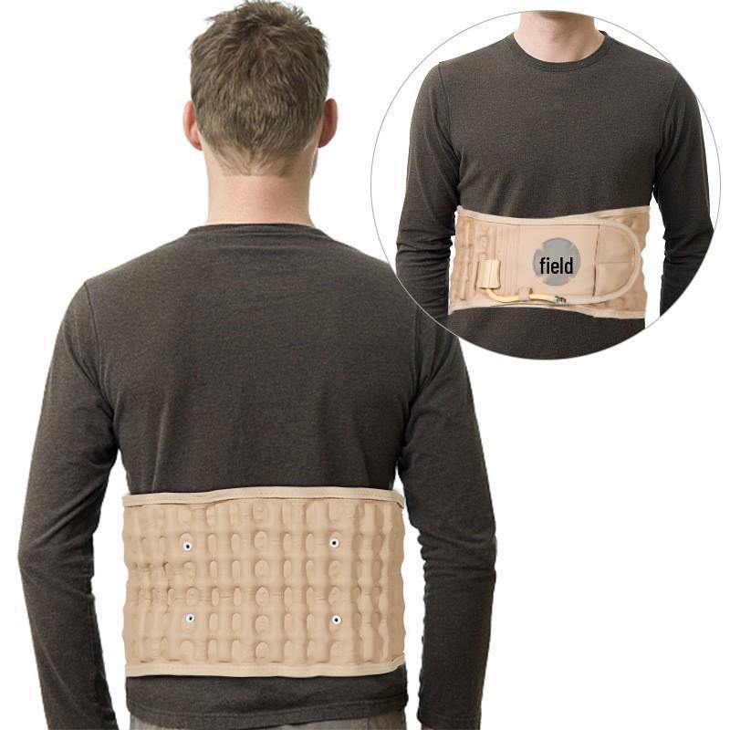 Unisex nafukovací bederní podpůrný pás pro dekompresi a korekci