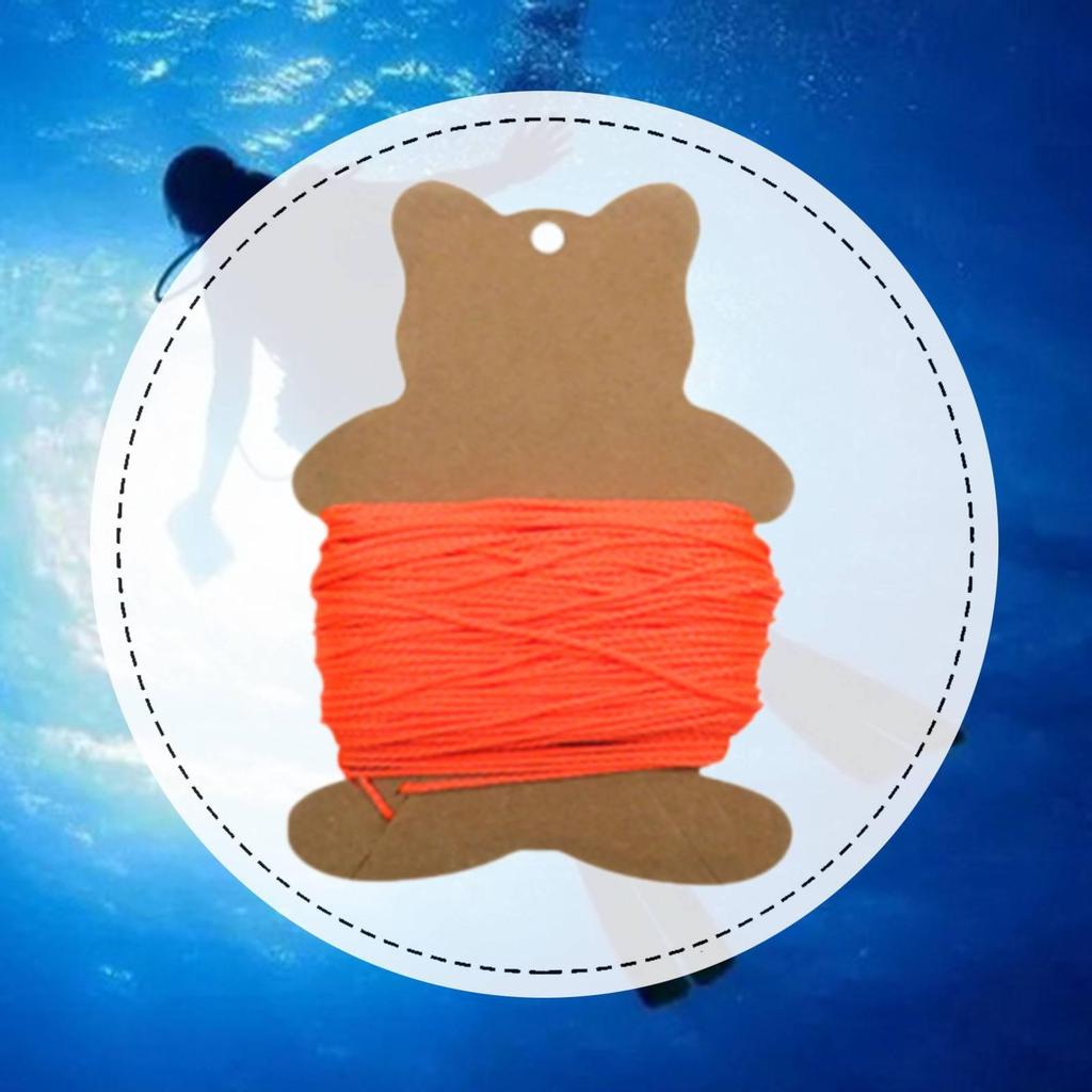 , Round Rope Made of Nylon, Portable, Replacement Accessory for Underwater Adventures, Caving,