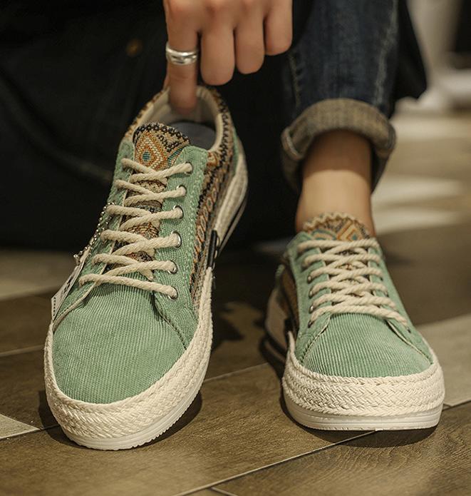 Canvas Herrenschuhe, Explosive Lässige Allround-Sneaker, Jugendlich Leicht und Bequem Stoffschuhe mit Weichsohle Trend