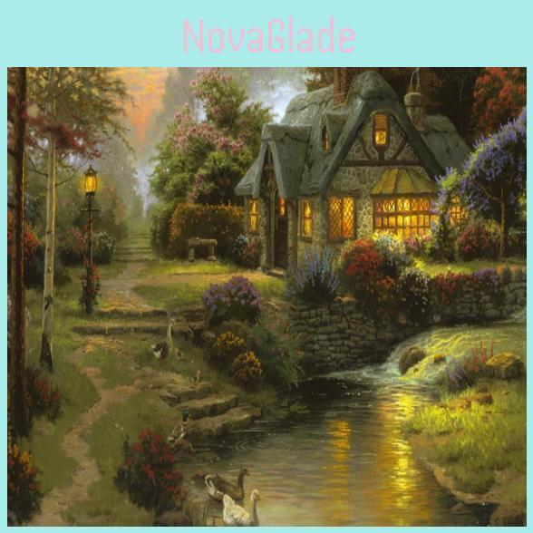 Premium Quality Landscape Art Oil Painting Print On Canvas For Modern Home Decor
