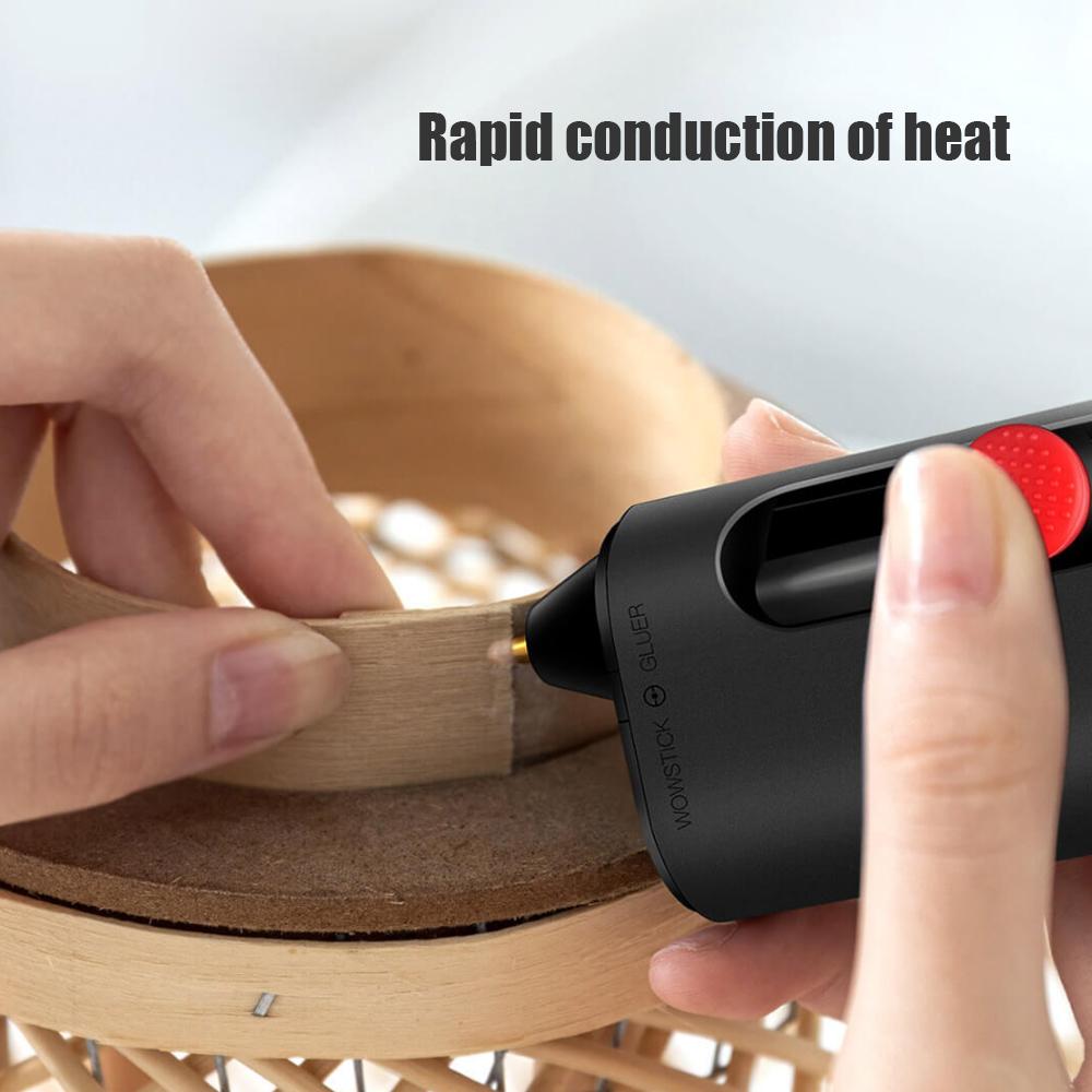 

Wowstick Термоклей Мини-ручка Маленький горячий пистолет со встроенной литиевой батареей Typec USB-зарядка