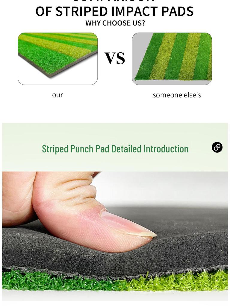 SEEKFUNS Golf Swing Practice Mat - Exclusive Style