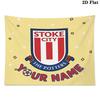 Arazzo Stampato Stoke City con Nome Personalizzato – Da Appendere alla Parete per Camere da Letto, Dormitori e Decorazioni per la Casa