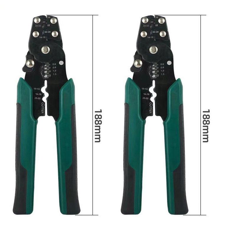1/2pcs 4 in1 Multifunctional Crimping Terminal Pliers Wire Stripper Wire Cutter Terminal Pliers Wiring Accessories Hand Tool