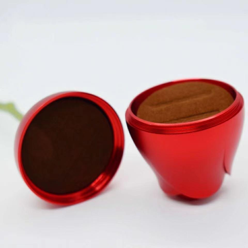 2026 New In Rose Jewelry Ring Necklace Gift Box Wedding Pendant Storage Case for Women Girlfriend Christmas Valentines Gifts