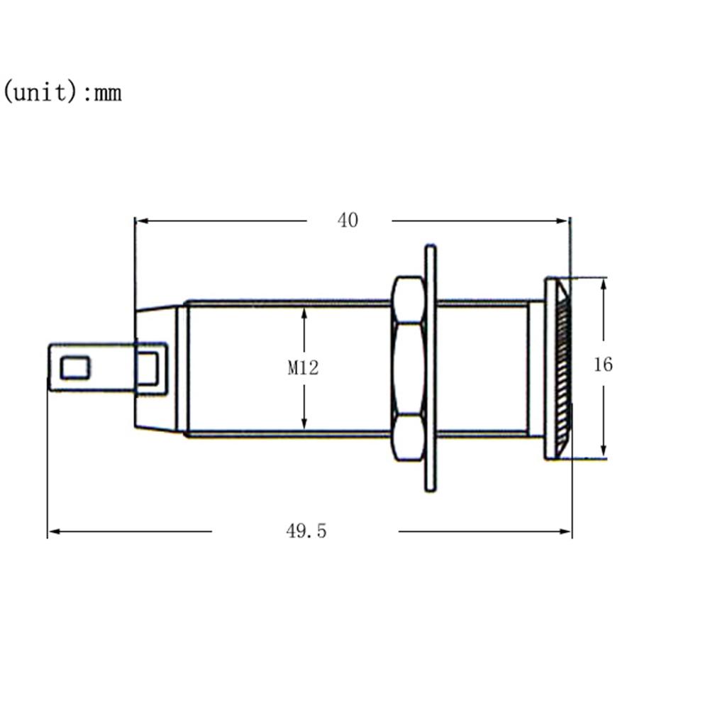Classy-6.35Mm Brass Threaded Cylinder Bass Guitar Jack Pickup Output Input Plug Socket Electric Guitar Accessories