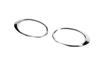Cover for Fog Lights (2 Pcs, Stainless Steel) OmsaLine - Italian Stainless Steel for Volkswagen Jetta 2011-2018