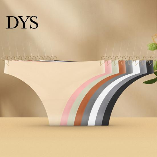Elastic Low Waist Panties Women's Cotton Thong Soft Breathable Seamless Ladies Sexy Low-rise Briefs Stretchy Bikini Underwear Fit And Tight Cut