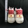 Adidas Vibesurround High Cut Sneakers 25 Women White red(USED)