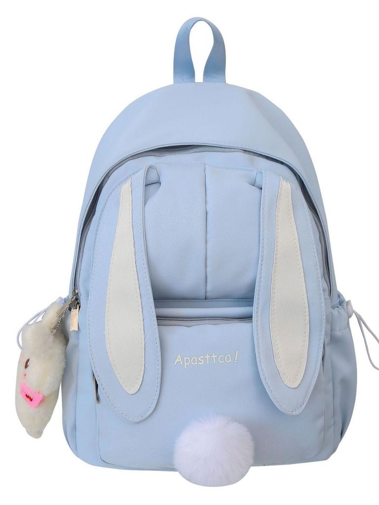 Harajuku Girl Backpack With Bunny Ears School Bag For Teens Waterresistant With Adjustable Straps
